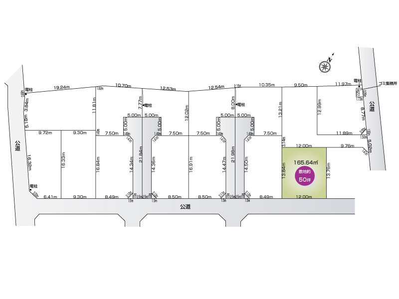 【8号地　区画図】