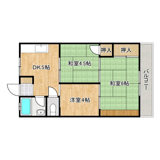 【間取り】 | 尾崎マンション