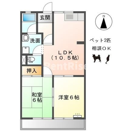 サンハイツⅠの間取り|間取図