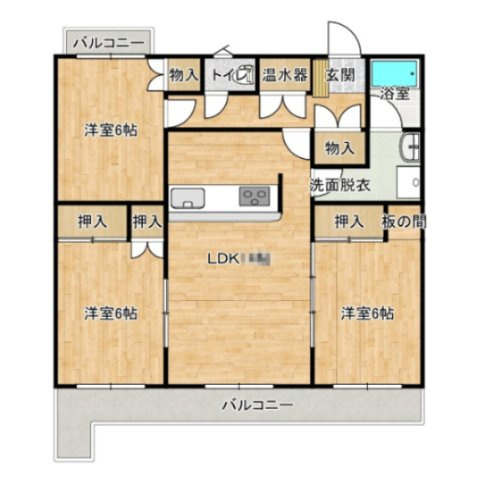 【間取り】 | ブリス旭ヶ丘