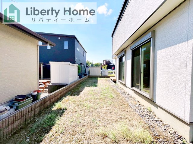 水戸市河和田町　中古戸建の庭