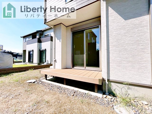 水戸市河和田町　中古戸建のバルコニー