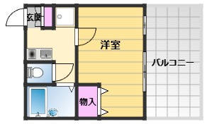 【間取り】 | ユウパレス和泉府中