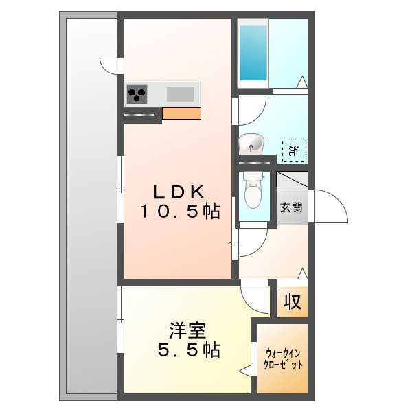 アンリ．Ｄの間取り