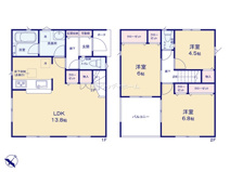 越谷市東越谷第10　新築一戸建て　1号棟の画像