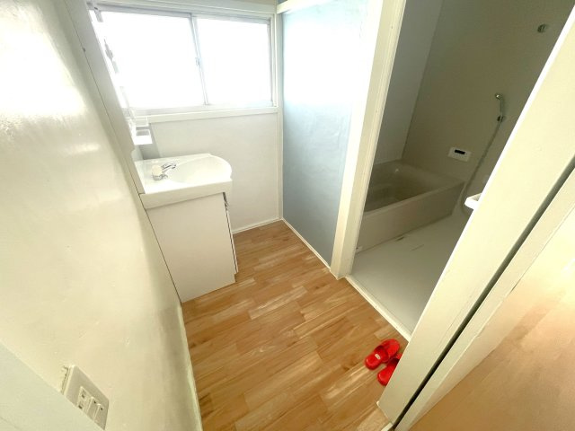 押堀貸家の洗面所