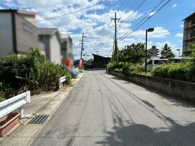 【前面道路含む現地写真】 | 山科区栗栖野打越町　売地（建築条件付き）