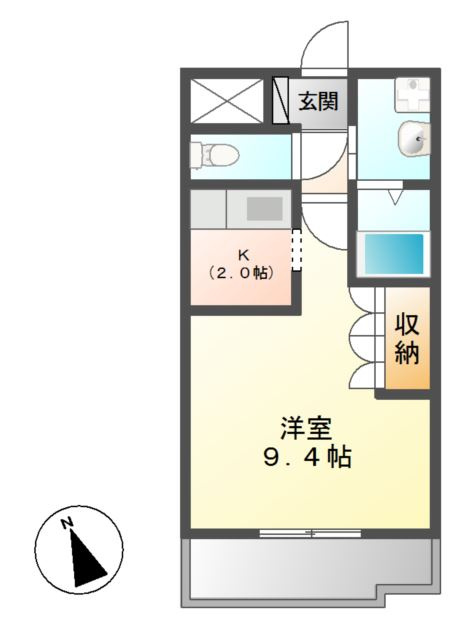 エスポアールKの間取り