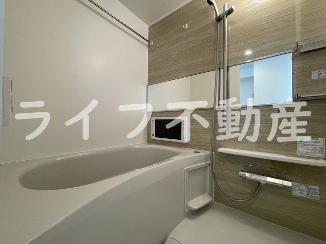 プレジオ八戸ノ里の浴室|ゆったり過ごせるお風呂です