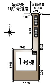 【Cradle garden】真岡市荒町 第12の区画図|〇限定1邸〇