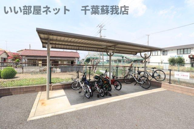 プリムローズＡのその他共用部分|駐輪場