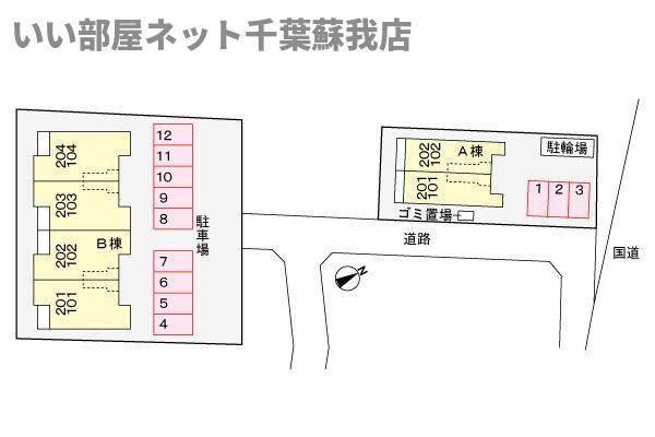 プリムローズＡの区画図