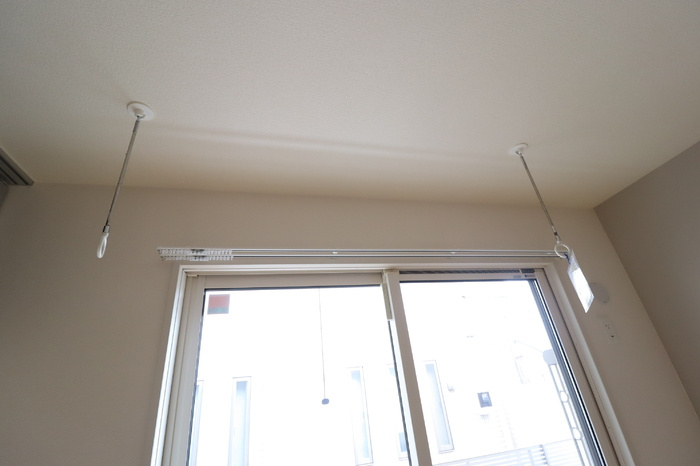 ボンヌ・シャンスの内装|室内物干し