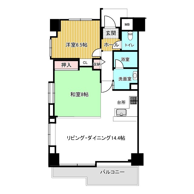 スパックス熱海伊豆山の間取り