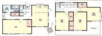 【間取り】 | 蓮田市西城2丁目中古戸建て | 現況と異なる場合は現況優先とさせていただきます
