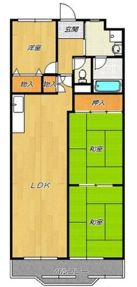メゾン大邦の間取り