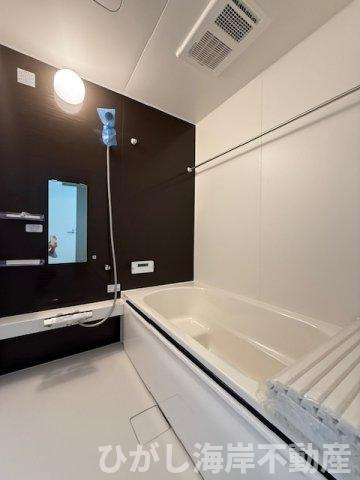 茅ヶ崎市本村5丁目　新築戸建　の浴室|1坪タイプ　ユニットバス