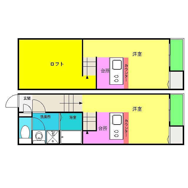 Style姪浜estの間取り