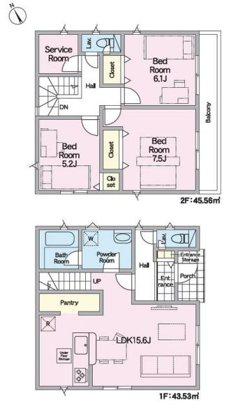 南足柄市福泉新築戸建て　第4-2号棟の区画図|区画図「南足柄市福泉新築戸建て」