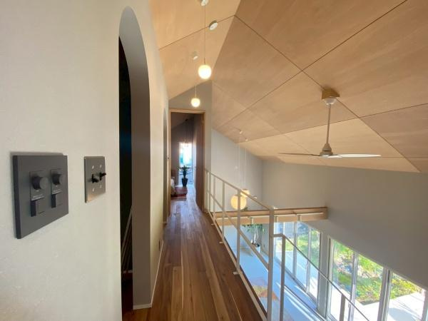 ユニテクノス黒江モデルハウスの内装|2階廊下