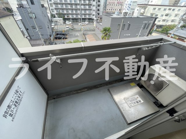 シティコート布施駅前のバルコニー|落ち着いた時間を過ごせるバルコニーです