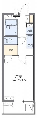 レオパレスミモザ　ガーデンの間取り