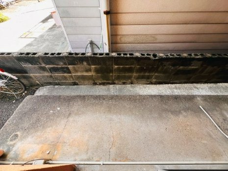 御井コーポⅡのバルコニー