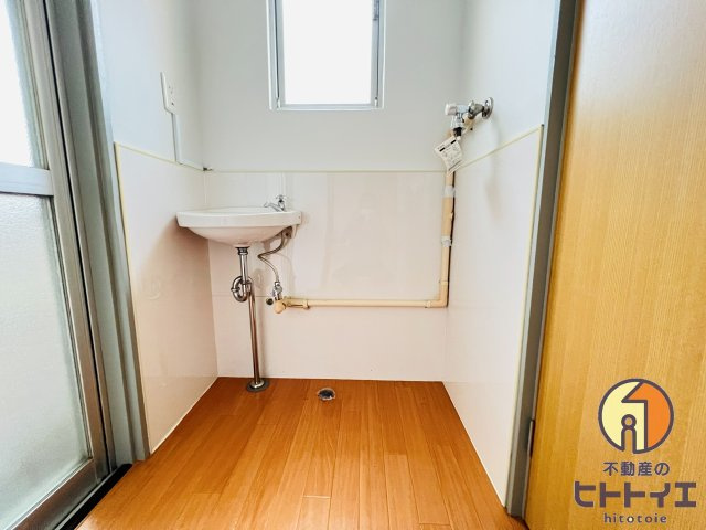 御井コーポⅡの設備|洗濯機置場です