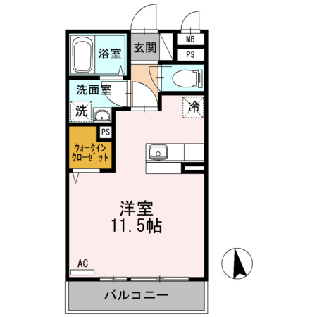 グランエスポワールの間取り