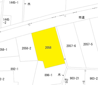 【土地図】 | 指宿市大牟礼3丁目 土地