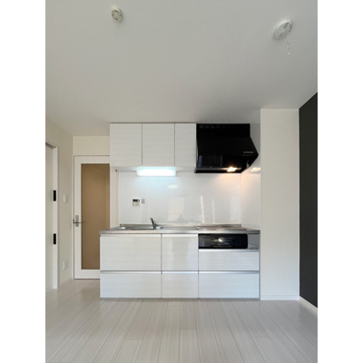 【キッチン】 | タウンコート旭町 | コンパクトなキッチンで掃除もラクラク