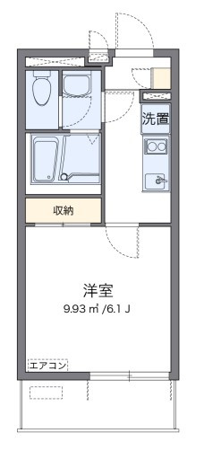 クレイノ栞の間取り