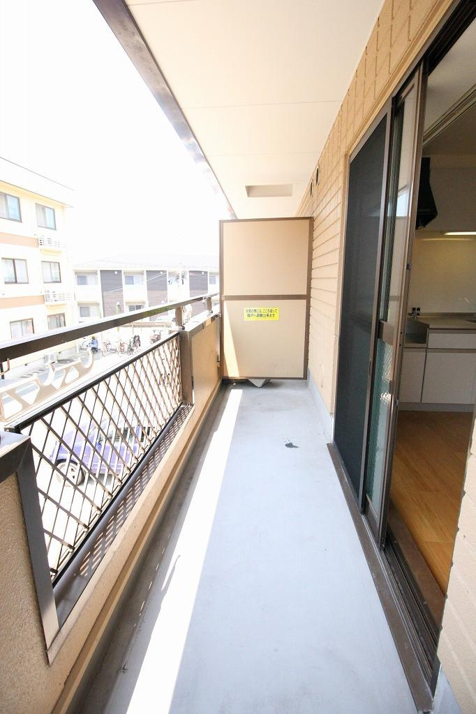 エクセルハイツBのバルコニー|※同物件の別のお部屋の写真です※