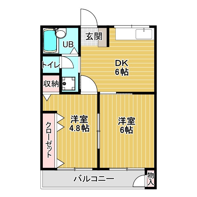シャルマンコーポの間取り