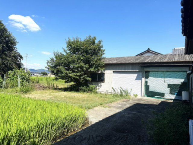 西垂水戸建の外観|北側倉庫