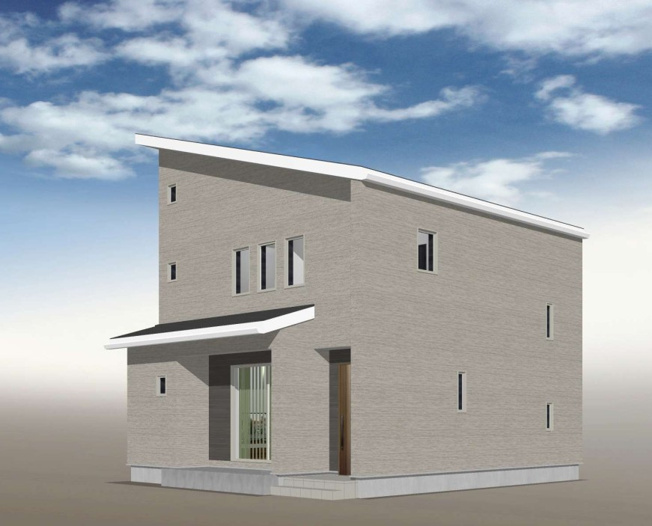 【外観パース】 | 福津市若木台3丁目土地B号地 | 建物プランあります。詳細はお問い合わせください。