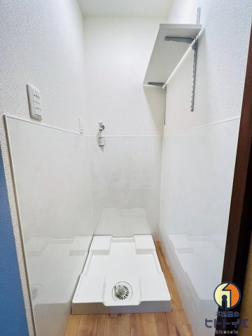 シャルマンコーポの設備|洗濯機置場です