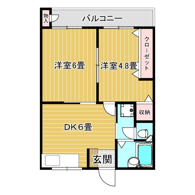 シャルマンコーポの間取り