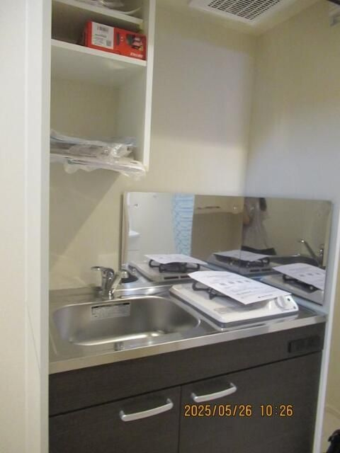 ハーモニーテラス中台のキッチン