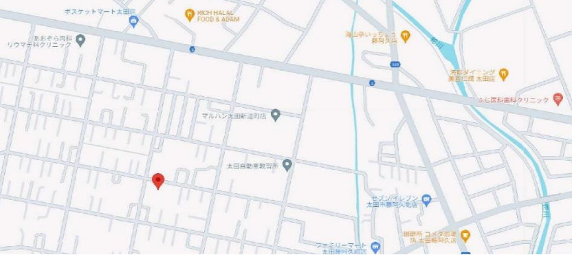 太田市由良町　1６号棟(全１７区画)　新築建売分譲の地図