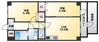 【間取り】 | メゾン ド ボヌール 上尾