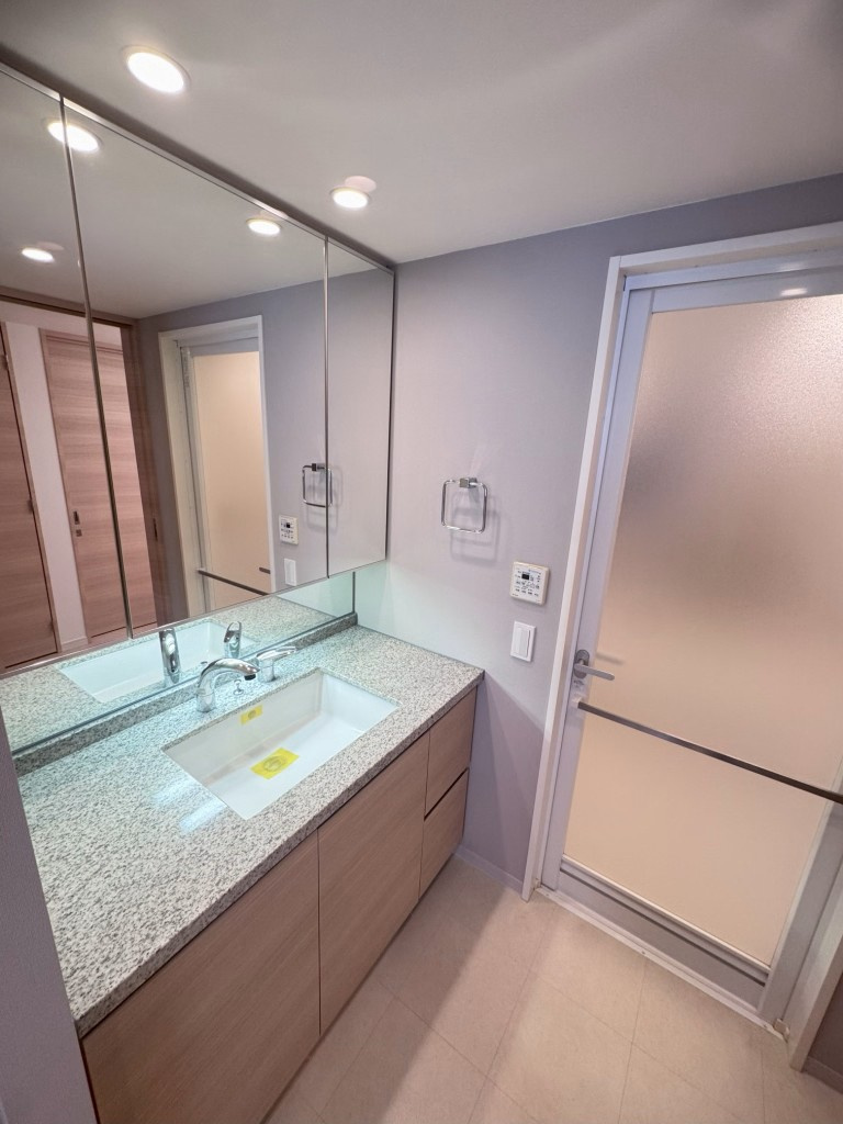 プラウドタワー久屋大通の洗面所|忙しい朝には欠かせない洗面所です