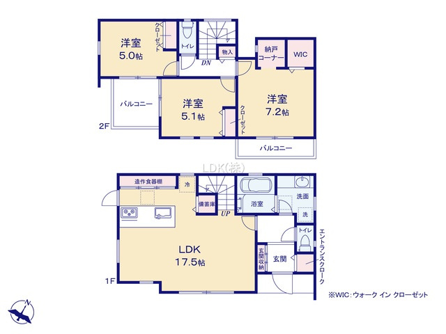 【間取り】 | 新築戸建／ふじみ野市桜ケ丘３丁目（全1棟）