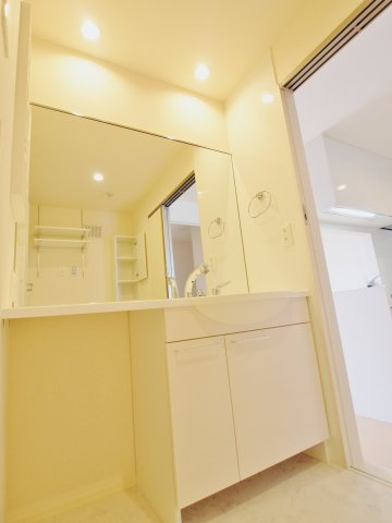 安芸郡府中町城ケ丘のアパートの洗面所