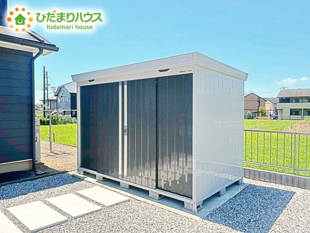 【その他】 | ひたちなか市田彦　中古戸建 | 大容量の物置きも完備しております。