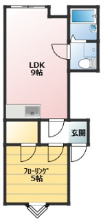 【間取り】 | コスモパレス松元台