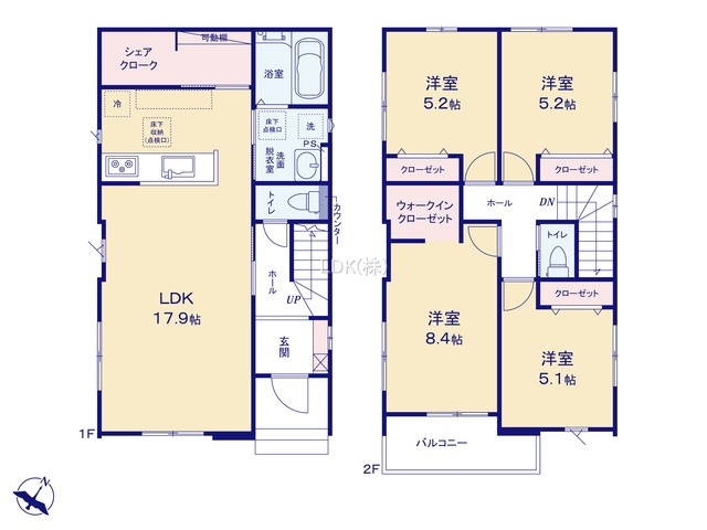 【間取り】 | 新築戸建／ふじみ野市丸山（全1棟）