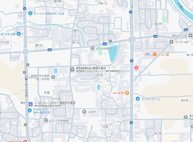 長岡京市今里　第3期　新築一戸建ての地図
