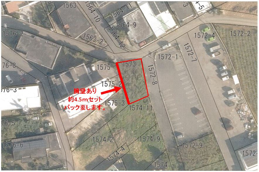 平良字下里1573の土地図