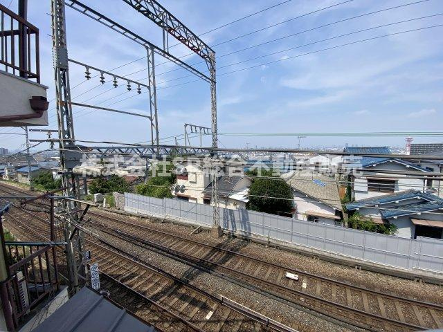 五条町中古戸建の展望|近鉄電車+大阪平野も見渡せます♪